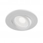 Preview: Maytoni Atom Downlight, Einbauleuchte GU10 hellgrau Ø92mm