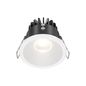 Preview: Maytoni Zoom LED Downlight, Einbauleuchte 6W dimmbar Weiss IP65 90Ra Ø6mm Warmweiss