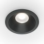 Preview: Maytoni Zoom LED Downlight, Einbauleuchte 12W dimmbar Schwarz IP65 90Ra Ø8,5mm Warmweiss