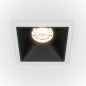 Preview: Maytoni Alfa LED Downlight, Einbauleuchte 10W dimmbar Schwarz / Weiss 90Ra Warmweiss