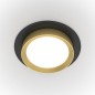 Preview: Maytoni Hoop Downlight, Einbauleuchte GX53 Gold / Schwarz Ø11mm