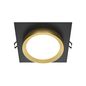 Preview: Maytoni Hoop Downlight, Einbauleuchte GX53 Gold / Schwarz