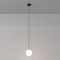 Preview: Maytoni Luna LED Pendelleuchte, Hängeleuchte 5W 210cm Schwarz 4000K 90Ra Neutralweiss