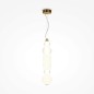 Preview: Maytoni Collar LED Pendelleuchte, Hängeleuchte 35W Gold-Farbe Warmweiss