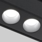 Preview: Maytoni Points Magnet-Schinensystem EXILITY 48V LED Stromschienenleuchte 12W 36° 2700-6000K Schwarz 90Ra