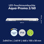 Preview: Müller Licht Feuchtraumleuchte Aqua-Promo 2/60 white Gen. 10 20800198