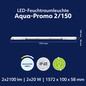 Preview: Müller Licht Feuchtraumleuchte Aqua-Promo 2/150 white Gen. 10 20800200