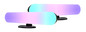 Preview: Müller Licht LED Tischleuchte light bar smart RGB+white 2er-Set 21000129