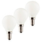 Preview: Müller Licht LED Lampe G45 4.2W 40W 220-240V E14 470lm 2700K Retro-matt 10.000h 2+1 400294