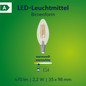 Preview: Müller Licht LED Lampe C35 Retro Kerze E14 EEK A 40W 470lm 2700K 401109