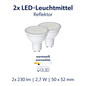 Preview: Müller Licht LED Reflektor GU10 230lm 2700K 575-SMD/COB DUO 401117