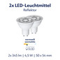 Preview: Müller Licht LED Reflektor GU10 345lm 2700K 36° 575-SMD/COB 401118