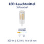 Preview: Müller Licht LED Lampe Spezial G4 300lm 2700K 401125