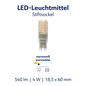 Preview: Müller Licht LED Lampe Spezial G9 540lm 2700K 575-LED-SMD/COB Spezial 401129