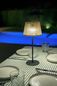 Preview: NewGarden OKINAWA TABLE SOLAR LED Tischleuchte Solar Holz, herausnehmbares Modul IP54