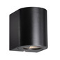 Preview: Nordlux CANTO 2 LED Aussen-Wandleuchte Warmweiss Seaside 10,6W Schwarz IP44 49701203