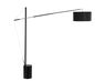 Preview: Nova Luce TRACCIA Stehlampe E27 Schwarz 195x40x165cm 41455401