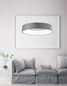 Preview: Nova Luce RANDO LED Pendelleuchte Grau 56W Neutralweiss 120x60cm 6167204