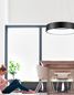 Preview: Nova Luce RANDO LED Pendelleuchte Schwarz 42W Warmweiss 120x60cm 6167220