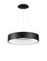 Preview: Nova Luce RANDO LED Pendelleuchte Schwarz 42W Warmweiss 120x60cm 6167220