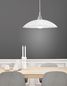 Preview: Nova Luce SHELL Pendelleuchte E27 Weiß 100x40cm dimmbar 7326501