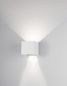 Preview: Nova Luce COMO LED Wandleuchte Weiß 2x3W IP54 Warmweiss 11,2x11,2x11,2cm 747406