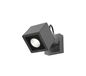 Preview: Nova Luce FOCUS LED Wandleuchte Grau 6W IP54 Warmweiss 8,5x14x12cm 752470