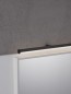 Preview: Nova Luce GLIM LED Wandleuchte Schwarz 18W IP44 Warmweiss 63x6,5x6,5cm 787015