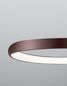 Preview: Nova Luce ALBI LED Pendelleuchte Kaffeebraun 80W Warmweiss 120x81cm dimmbar 8105609