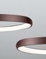 Preview: Nova Luce ALBI LED Pendelleuchte Kaffeebraun 80W Warmweiss 120x81cm dimmbar 8105609