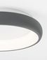 Preview: Nova Luce ALBI LED Deckenleuchte Grau 32W Warmweiss 8,5x41cm dimmbar 8105615