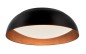 Preview: Nova Luce LANDON LED Deckenleuchte Schwarz 41W Warmweiss 17x58cm dimmbar 86008