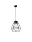 Preview: Nova Luce ISIDORA Hängeleuchte E27 Schwarz 12W IP54 22x22x95cm dimmbar 870445