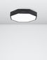 Preview: Nova Luce EBEN LED Deckenleuchte Schwarz 24W Warmweiss 6x40cm 9001491