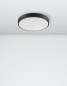 Preview: Nova Luce HADON LED Deckenleuchte Schwarz 24W Warmweiss 5x40cm 9001531