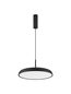 Preview: Nova Luce LINUS LED Pendelleuchte Schwarz 40W Warmweiss 150x45cm dimmbar 9005649