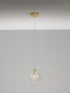 Preview: Nova Luce COEN Pendelleuchte G9 Gold 200x12cm dimmbar 9006041