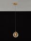 Preview: Nova Luce COEN Pendelleuchte G9 Gold 200x12cm dimmbar 9006041