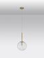 Preview: Nova Luce COEN Pendelleuchte G9 Gold 200x25cm dimmbar 9006042