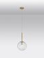 Preview: Nova Luce COEN Pendelleuchte G9 Gold 200x25cm dimmbar 9006042