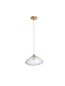 Preview: Nova Luce KING Pendelleuchte G9 Gold 200x26cm dimmbar 9006047