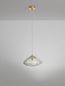 Preview: Nova Luce KING Pendelleuchte G9 Gold 200x26cm dimmbar 9006047