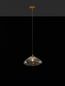 Preview: Nova Luce KING Pendelleuchte G9 Gold 200x26cm dimmbar 9006047