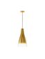 Preview: Nova Luce LIVTAR Pendelleuchte E27 Gold 120x23cm dimmbar 9009230