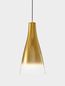 Preview: Nova Luce LIVTAR Pendelleuchte E27 Gold 120x23cm dimmbar 9009230