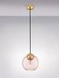 Preview: Nova Luce MIDORI Pendelleuchte E27 Gold Pink 182,5x24cm dimmbar 9009243