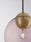 Preview: Nova Luce MIDORI Pendelleuchte E27 Gold Pink 182,5x24cm dimmbar 9009243