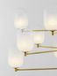 Preview: Nova Luce BALOR Pendelleuchte G9 12-fach Gold 92x100cm dimmbar 9009244