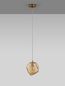 Preview: Nova Luce ODELLE Pendelleuchte E14 Gold 120x18cm dimmbar 9009253