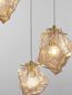 Preview: Nova Luce ODELLE Pendelleuchte E14 3-fach Gold 120x40cm dimmbar 9009254